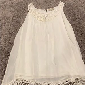 Via Signoria gauzy tank